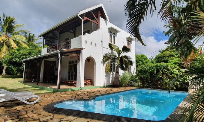 Calodyne Villa | Acogedora villa en Mauricio con piscina y jardín.