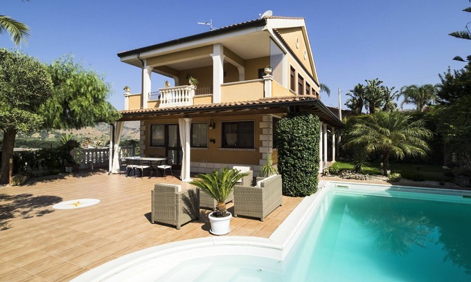 Trappitello Villa | Villa en Taormina con 4 habitaciones, capacidad 9