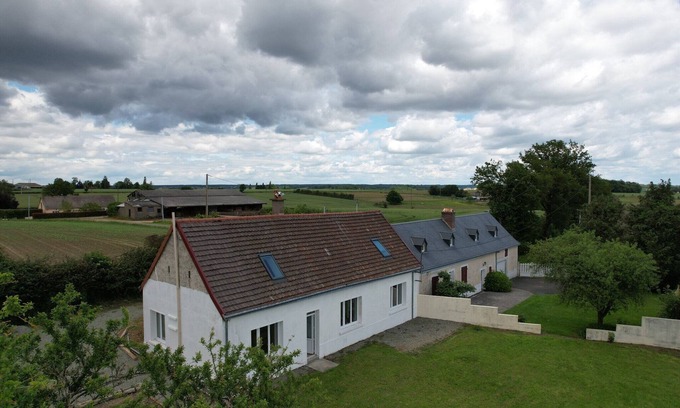 Saint-Vincent-du-Lorouer Cabaña | Casa rural cerca de Le Mans