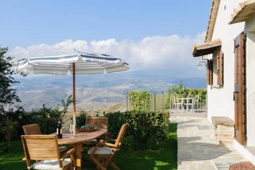 Radicofani Apartamento | Cottage Assolata overlooking the Orcia valley in Tuscany