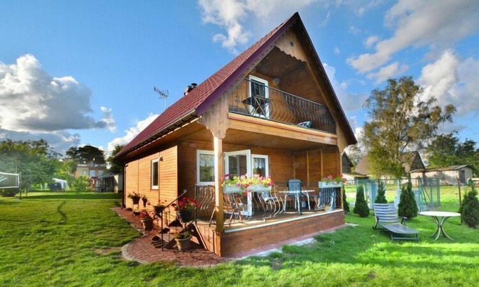 Malechowo Casa | Cabaña en Lago Ostrowieckie con playa privada