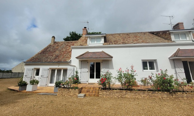 Le Breil-sur-Merize Cabaña | Cottage Charmant Pour 13 Personnes. Animaux Acceptés ! Idéal Pour Famille/amis