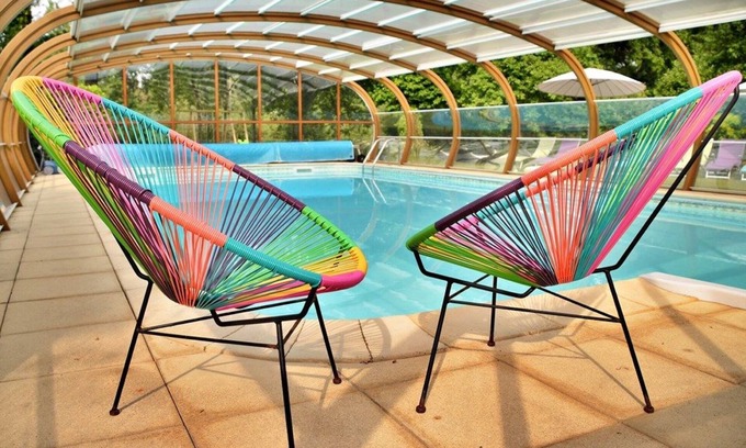 La Vraie-Croix Casa | Casita de campo "Domaine De Lestroué- Île Aux Moines" con piscina compartida, terraza y Wi-Fi