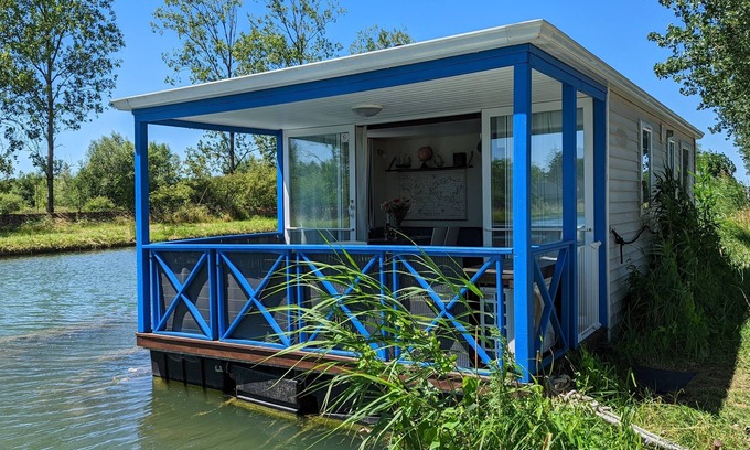 Ouges Casa | Cottage Flottant Insolite Terrasse Nature Pêche Près Dijon