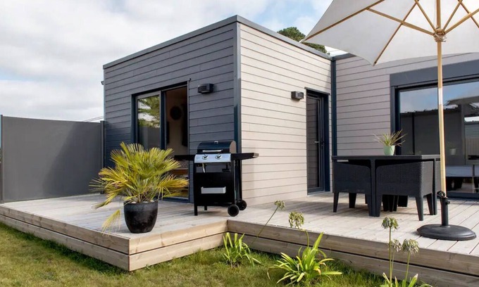Le Ru Apartamento | Cottage Galion à Trestel, au Bord de la mer sur la Côte de Granit Rose