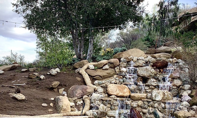 Simi Valley Cabaña | Cottage Hideaway w/ waterfall, pool, spa & adjacent Santa Susana Historic Park