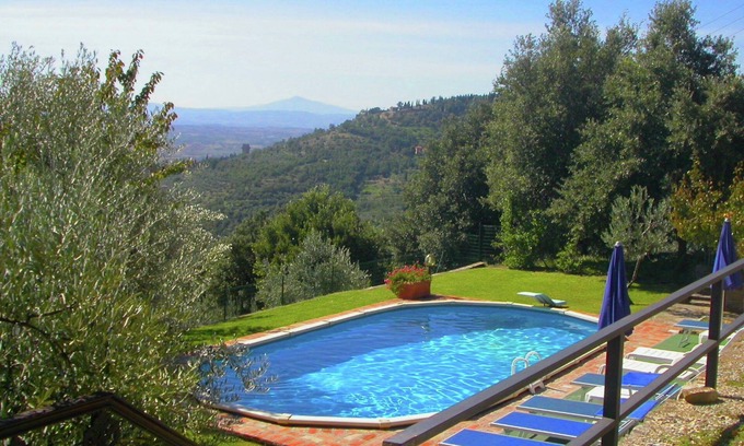 Cortona Cabaña | Casa en Cortona con Piscina y Vistas