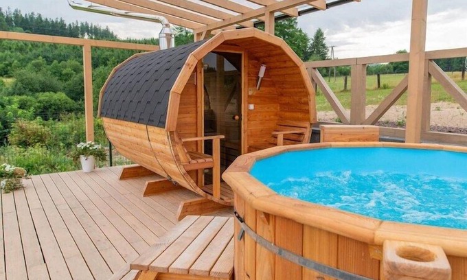 Szczytna Casa | Cabaña en Duszniki Zdrój con spa y vistas