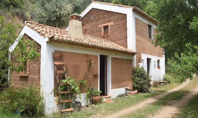 Troviscais Cabaña | Casa en São Luís con piscina privada