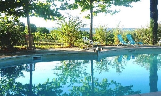 Mirabel-aux-Baronnies Casa | Casita de campo 'La Françonne - Gîte Rouge' con vistas a la montaña, Wi-Fi y aire acondicionado