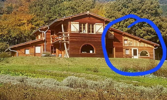 Saint-Andeol Chalet De Esquí | Cottage La Hulotte , Cosy and ecological place in Vercors natural regional parc