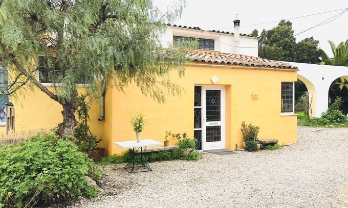 Olhao Cabaña | Cottage on Organic Yoga Farm with Natural Swimming Pool near Fuseta Beach!