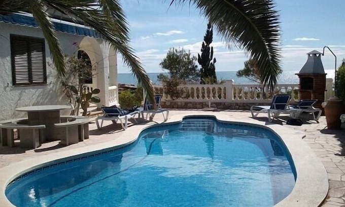 Costa Dorada Casa | Casa rural en la playa - increíble vista al mar - piscina privada