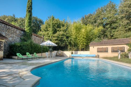 Saint-Andre-dAllas Casa | Cottage Périgourdin Grande Piscine
