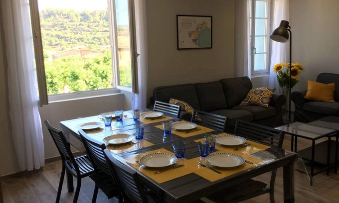 Lagrasse Apartamento | Casa rural con excelentes vistas de Lagrasse