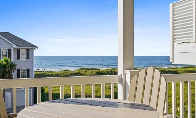 Ocean Isle Beach Condominio | "PLAYA HA TENIDO" NUEVO LISTADO! Vista al mar-club de piscina-directamente a través de acceso a la playa