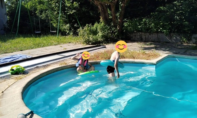 Saint-Martin-d'Heres Casa | Country house with swimming-pool & kids playground