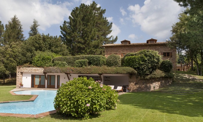 Viladrau Casa | Casa de campo 'Gran Castanyer' con vistas a la montaña, piscina privada y Wi-Fi
