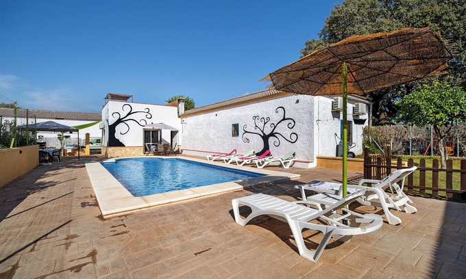 San Jose del Valle Casa | Casa de campo 'Finca El Labrador' con vistas a la montaña, Wi-Fi y aire acondicionado