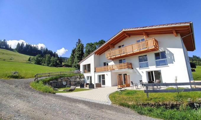 Oberstaufen Apartamento | Apartamento de vacaciones Familiennest: su domicilio directamente en el telesilla, incluido el forfait