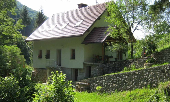 Tolmin Casa | Casa de campo de Hotenjka con tres habitaciones, con capacidad para ocho personas
