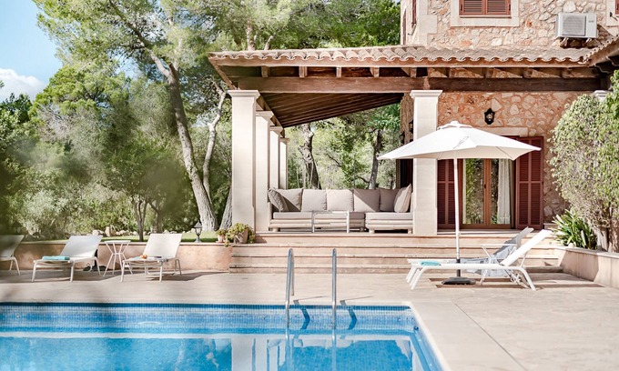 Felanitx Villa | Casa rural 'Es Puig De Portocolom' con vistas al mar, Wi-Fi y aire acondicionado