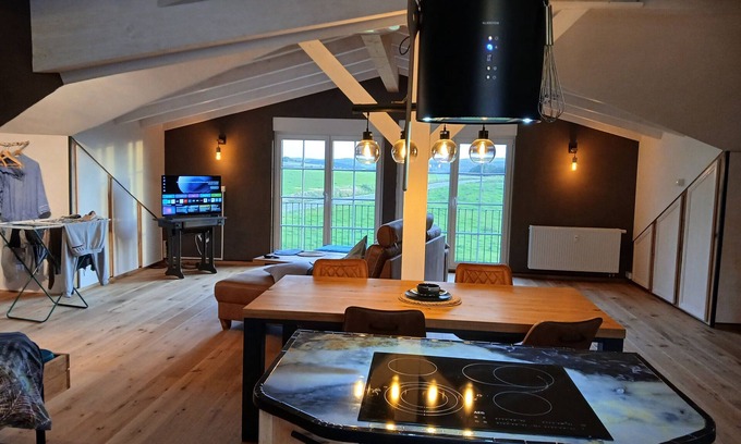 Buch Cabaña | Casita de campo 'Hof Sorgenfrei' con vistas a la montaña, Wi-Fi y aire acondicionado