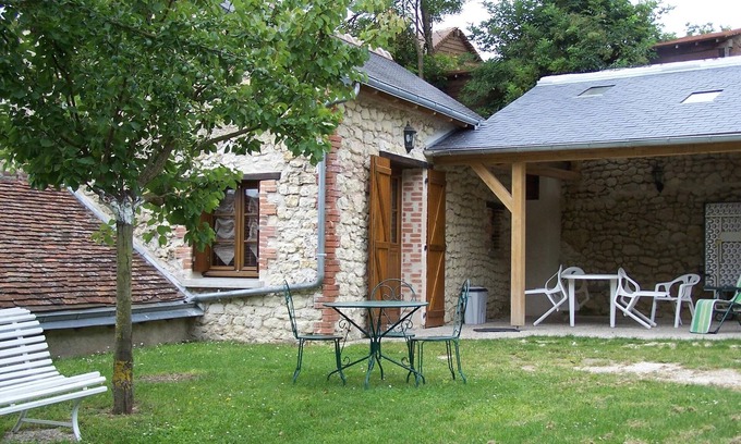 Dierre Cabaña | Casa de campo, cerca de Amboise y castillos, columpios y jardín.