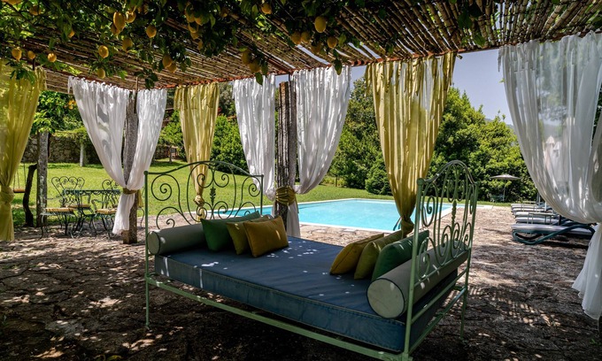 Goaes Villa | Casa rural 'Quinta De Amares' con vistas a la montaña, piscina privada y Wi-Fi