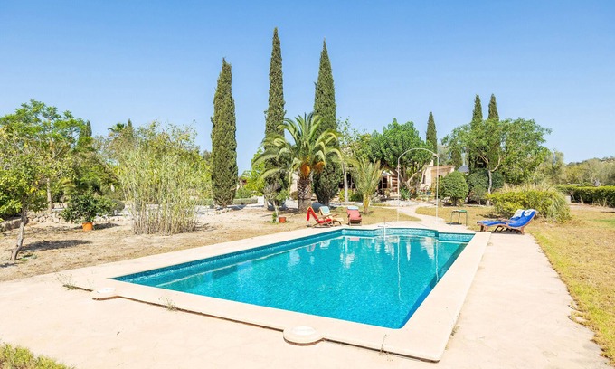 Porreres Casa | Casa rural 'Son Capella' con vistas a la montaña, piscina privada y Wi-Fi