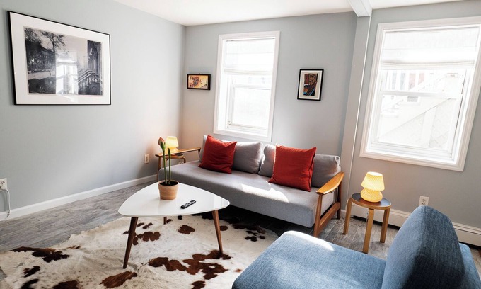 Harsimus Cove Apartamento | Cozy 1-bedroom apartment in brilliant Jersey City with WiFi, AC