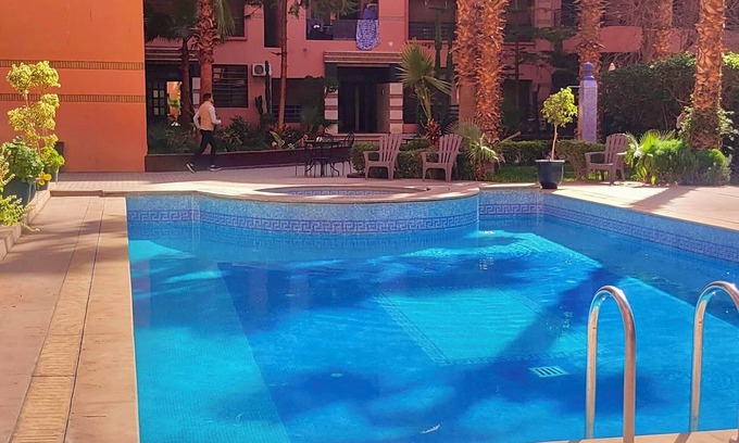 Hivernage Apartamento | Cozy 1-bedroom apartment with pool in a prestigious district of Marrakesh.