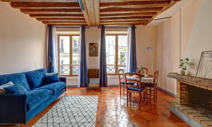 Quartier Sainte-Avoye Apartamento | Cozy 1BR in Heart of Le Marais