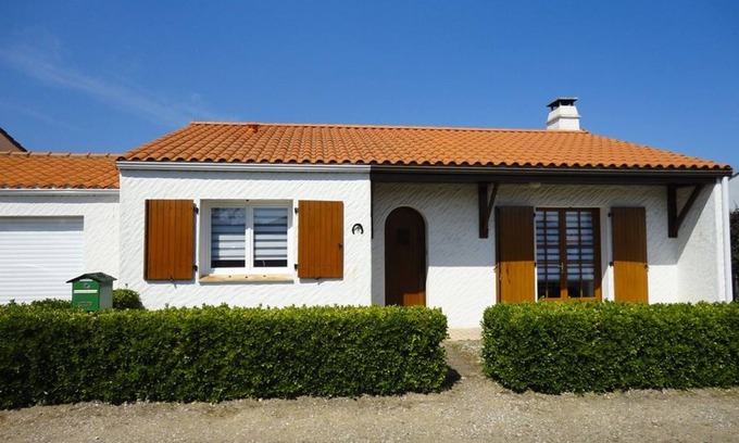 Saint-Jean-de-Monts Casa | Casa tranquila cerca de la playa y comercios, 2 hab, jardín, admite mascotas