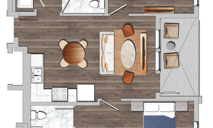 Wilshire Center Apartamento | Cozy 2-bedroom apartment in charming Los Angeles with fitness room, WiFi