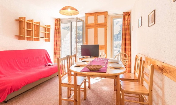 La Salle-les-Alpes Apartamento | Apartamento con montaña, balcón y jardín cerca de pistas – 6 huéspedes, La Salle-les-Alpes