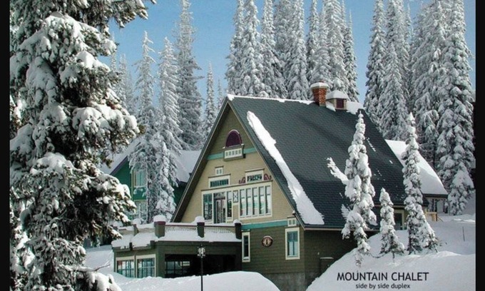 Silver Star Mountain Chalet De Esquí | Cozy 3 Bedroom ski chalet with private hot tub- Sleeps 9