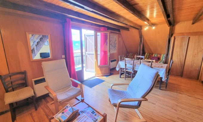 Saint-Michel-de-Chaillol Chalet De Esquí | Chalet para 6 personas con balcón sur, 3 habitaciones, mascotas permitidas - Saint-Michel-de-Chaillol
