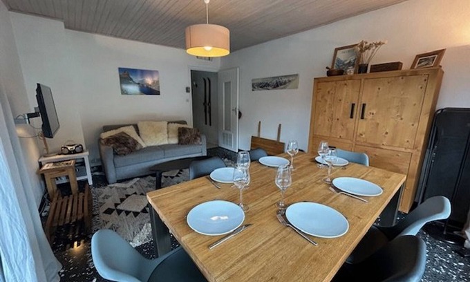 Saint-Chaffrey Apartamento | Apartamento de 3 Piezas, 6 Pax con Balcón y Parking en Chantemerle, Serre-Chevalier