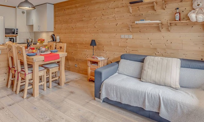 Les Almes Apartamento | Apartamento acogedor en Tignes para 6 personas con balcón, cerca de pistas y centro