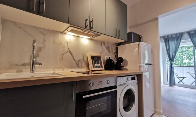 Merignac Apartamento | warm 36 m² ideal for 2 with balcony