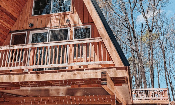 Omaha Cabina | COZY A Frame Cabin In The Woods Near Branson MO