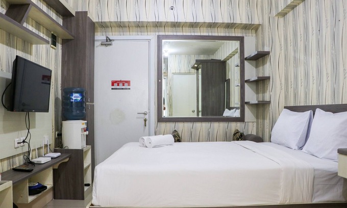 Rawasari Apartamento | Cozy And Enjoy Studio Room At Green Pramuka City Apartment