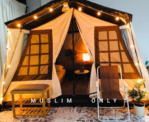 Shah Alam Apartamento | Cozy and Spacious 2 Bedroom, Family Indoor Camping Icity Shah alam-MY