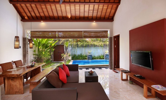 Jimbaran Bay Villa | Acogedora y espaciosa villa de lujo de una habitación en Jimbaran con piscina privada