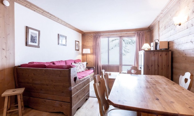 Val-d'Isere Apartamento | Apartamento cómodo y elegante con wifi en la residencia La Roche des Fours