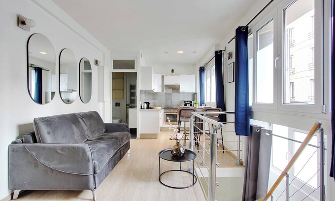 Prince–Marmottan Apartamento | Apartamento elegante - 1BR/4P - Boulogne-Billancourt