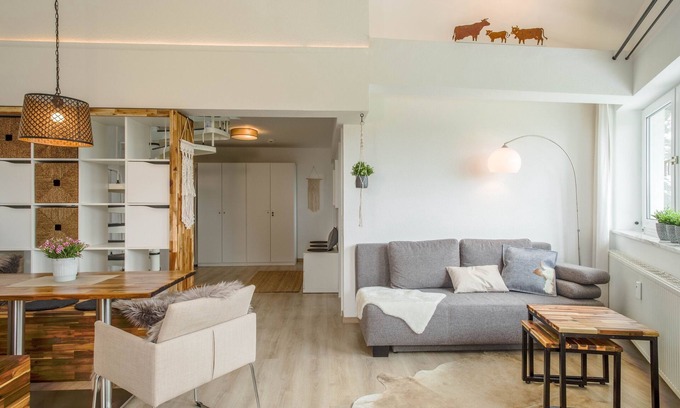 Lindenberg im Allgaeu Apartamento | Acogedor apartamento "Heimelig im Allgäu" con vistas a la montaña, Wi-Fi y terraza