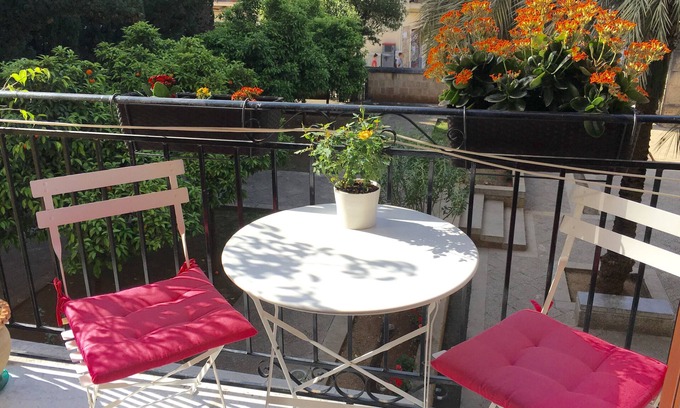Kalsa Apartamento | Acogedor apartamento con vista al jardín, en el centro de Palermo