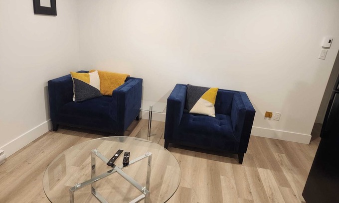 Dieppe Casa | Cozy Basement Apartment with Private Entrance and Office space-4 Mins to Airport